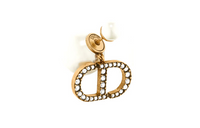 DIOR Metal Earrings Women's Gold