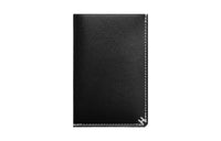 HERMES Evercolor Calfskin Card Holder Women's 89 Noir Black