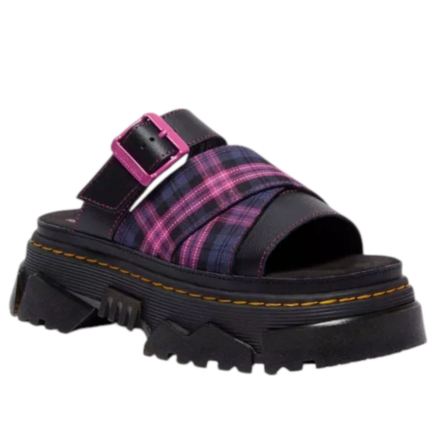 (WMNS) Dr. Martens Mattison Slip On Sandals 'Black Pink Multi' 41978001