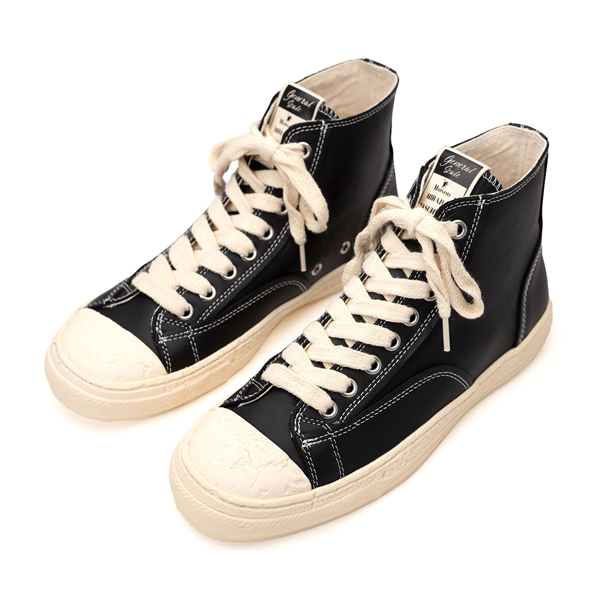 Maison MIHARA YASUHIRO PAST Sole Leather High-top Sneaker 'Black' S09FW201-BLK