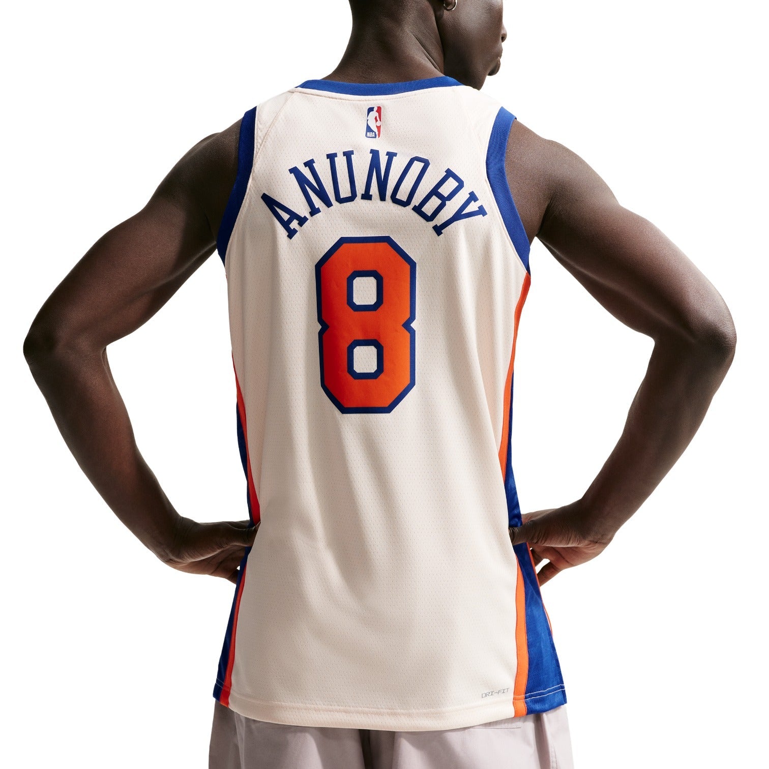 Nike OG Anunoby New York Knicks City Edition NBA Swingman Jersey 'Natural' HM5989-124