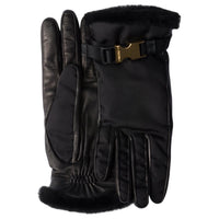 PRADA Recycled Polyamide Gloves Women's Black