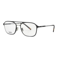 DIOR Metal Square Eyeglass Frames Men's Matte Black
