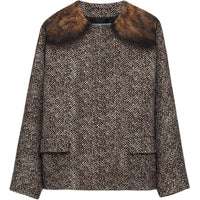 PRADA Single breasted Printed Jacket