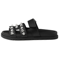 HERMES Chypre Slide Slippers Women's Black