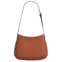 CELINE Calfskin Handbag Shoulder Bag Women's Brown