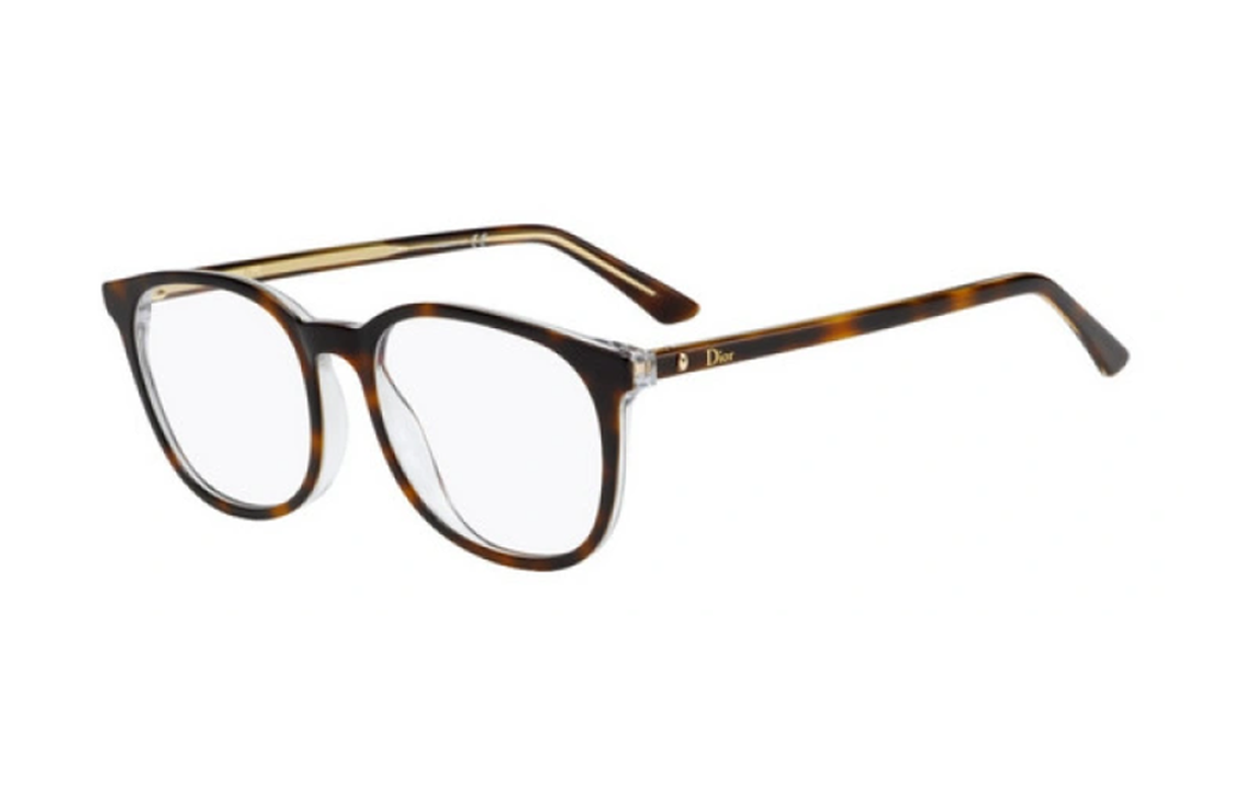 DIOR - Oval Eyeglass Frames Women's Tortoiseshell
