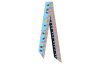 HERMES Silk Scarves Women's Blue