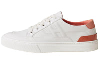 HERMES Deep Low-Top Skateboard Shoes Women's White Pink