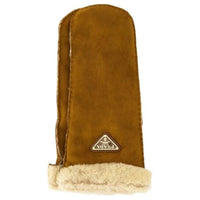 PRADA Wool Knit Gloves Women's Yellow