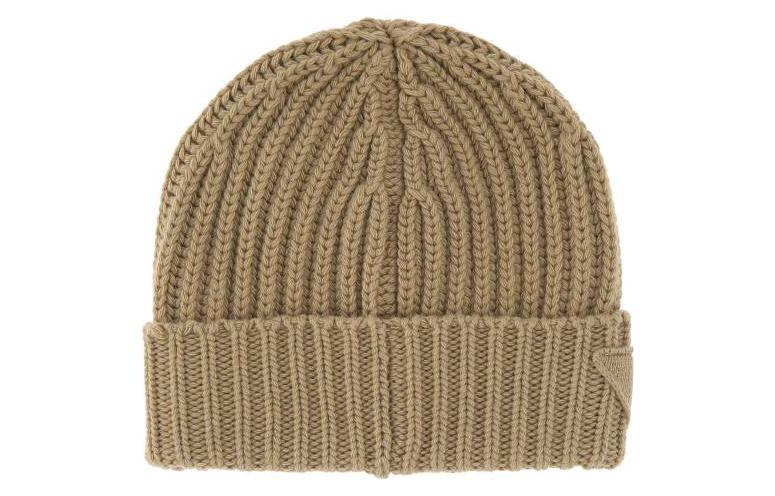 PRADA Beanies Unisex Khaki