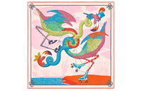 HERMES Silk Scarves Women's Pink