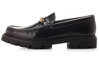 CELINE Chunky Triomphe Loafer Black Gold Chain