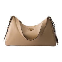PRADA Aimee Calfskin Shoulder Bag Women's Sand