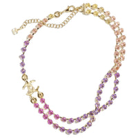 CHANEL Brass Necklaces Women's Gold