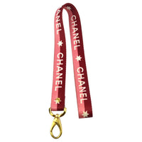 CHANEL Nylon Accessories Women's Red/Pink