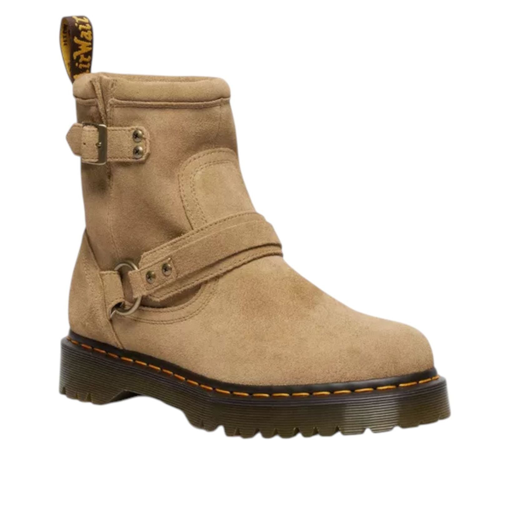 Dr. Martens Anistone Harness Biker Boots 'Savannah Tan' 42062200