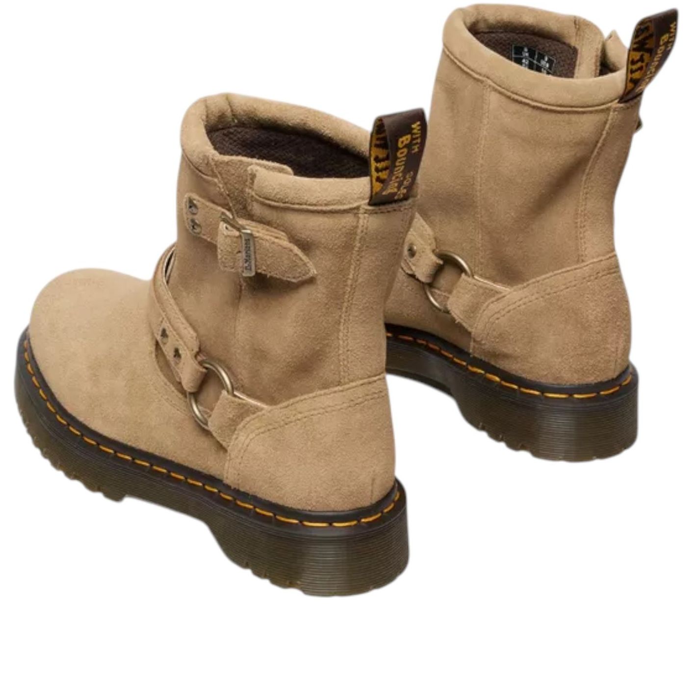 Dr. Martens Anistone Harness Biker Boots 'Savannah Tan' 42062200