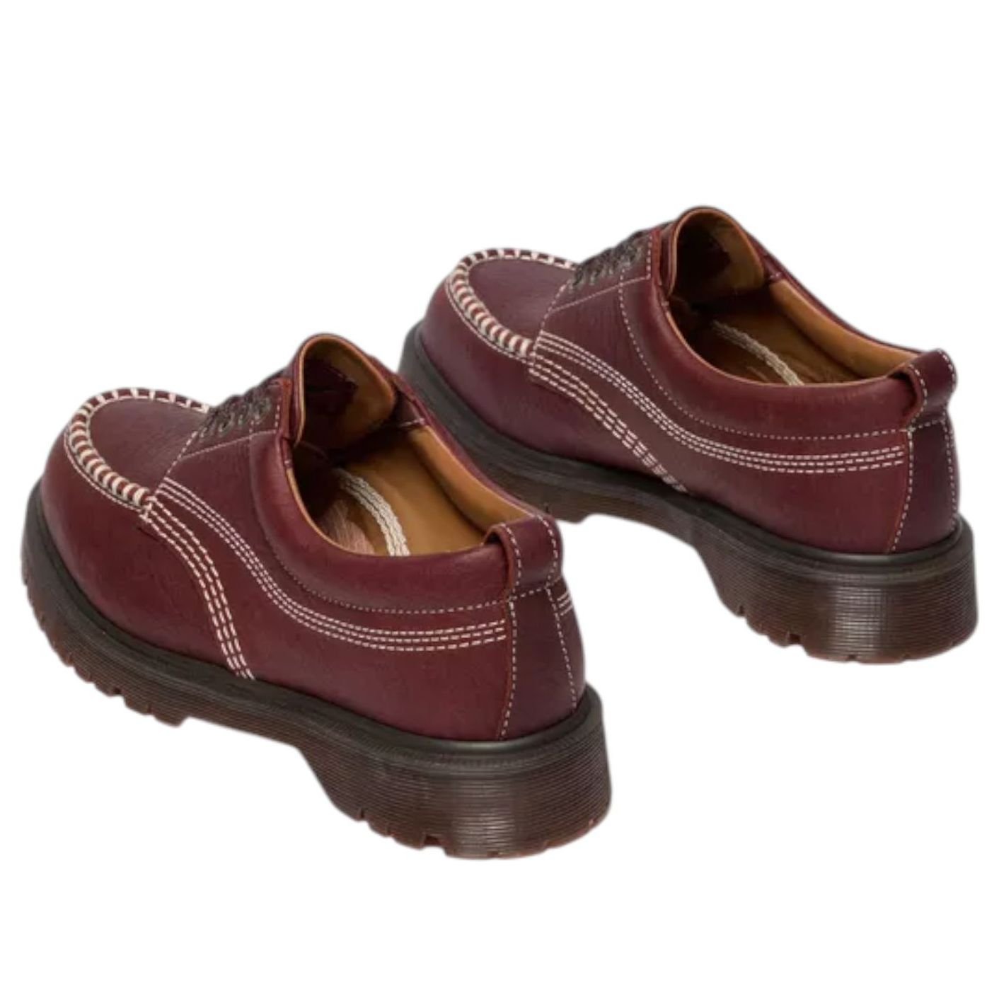 Dr. Martens Lowell Wild Grain Lace Up Moc Toe 'Russet Red' 42091600