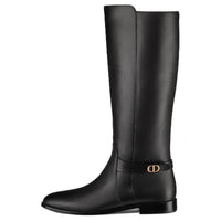 DIOR Empreinte Knee high Boots Women's Black