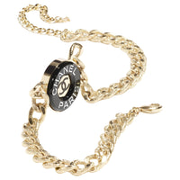 CHANEL Metal Resin Necklaces Women's Gold