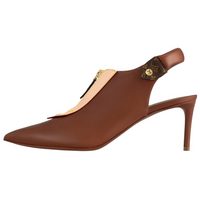 LOUIS VUITTON Allure Slim Heel High Heels 6.5cm Women's Brown