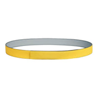 HERMES Two Tone Design Calfskin Leather Belts Unisex Glacier Blue/Naples Yellow Width 2.4CM