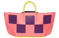 HERMES Leather With Nylon Protective Case Handbag Women's Multicolor Randomly Assorted