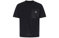 PRADA Logo Patch Crewneck T Shirt