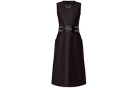 LOUIS VUITTON Studded Belt Dress