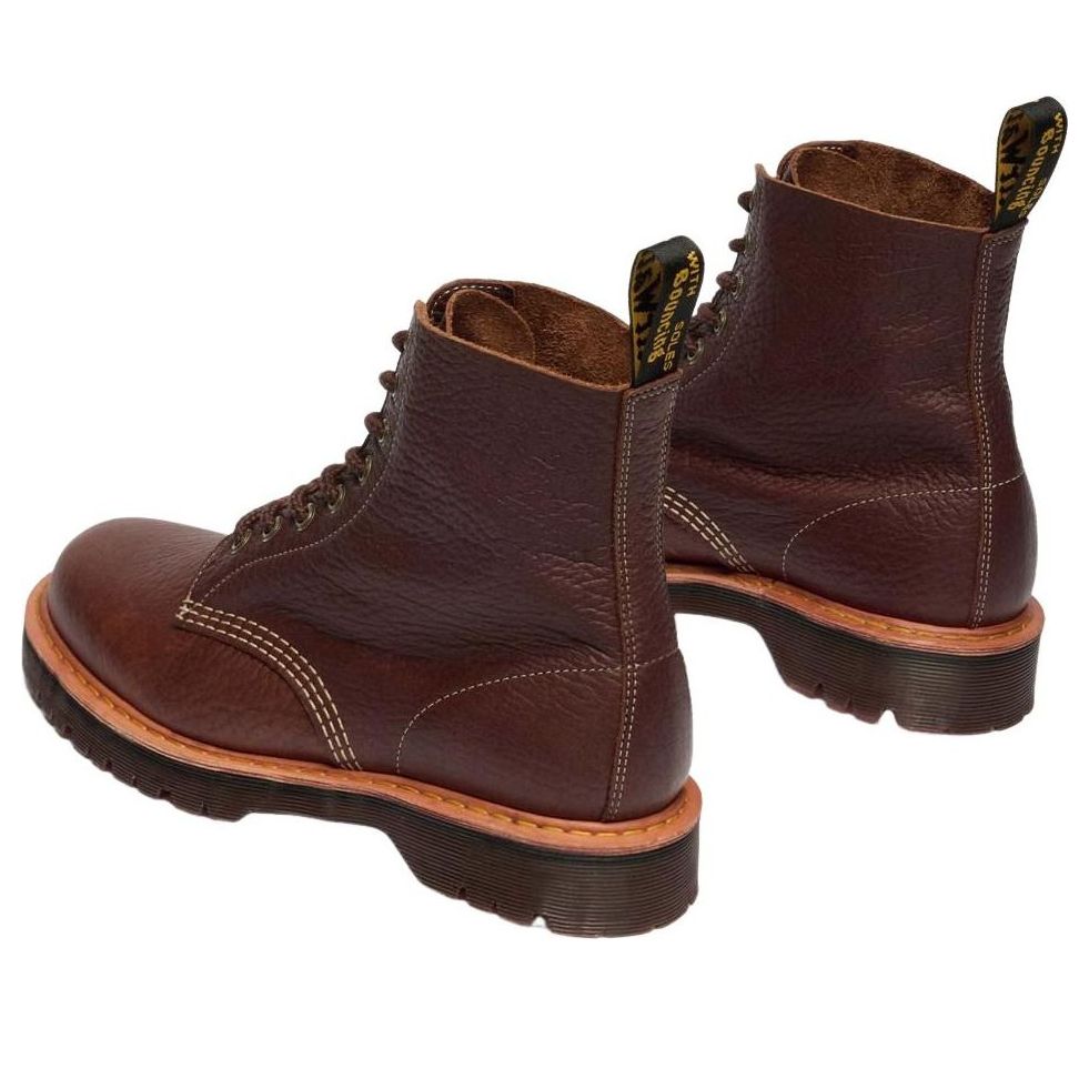 Dr. Martens 1460 Wild Grain Leather Lace Up Boots 'Sepia Brown' 42444200