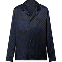 LOUIS VUITTON Long-Sleeved Silk Blend Evening Overshirt