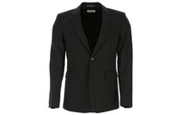 SAINT LAURENT Pinstriped Buttoned Blazer