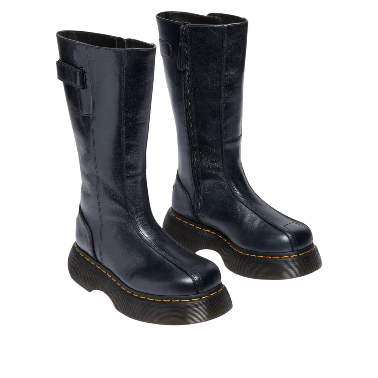 (WMNS) Dr. Martens BUZZ HI Tall Eclipse Boots 'Black' 42577001