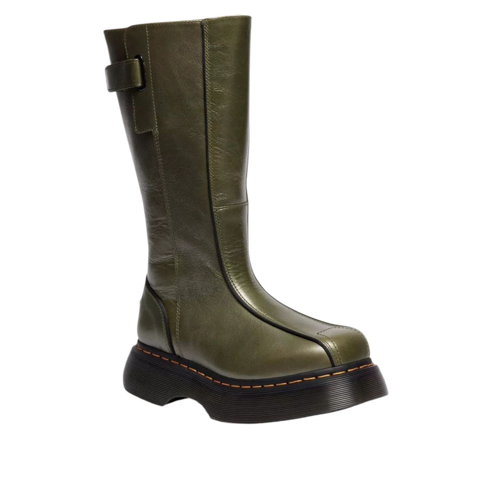 (WMNS) Dr. Martens BUZZ HI Tall Eclipse Boots 'Olive Green' 42577300