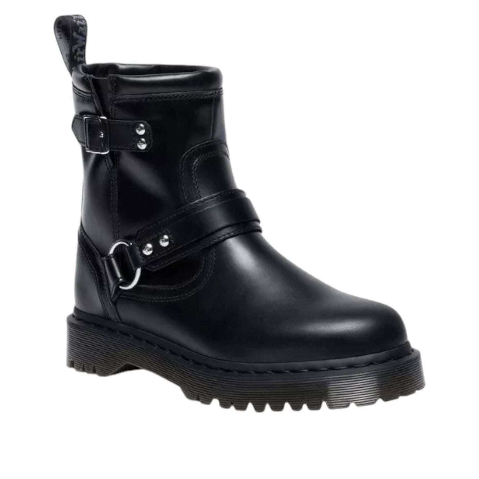 Dr. Martens Anistone Harness Orleans Biker Boots 'Black' 42583001