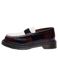 (WMNS) Dr. Martens Penton Heart Two-Tone Arcadia Loafers 'Cherry Red White' 42594600