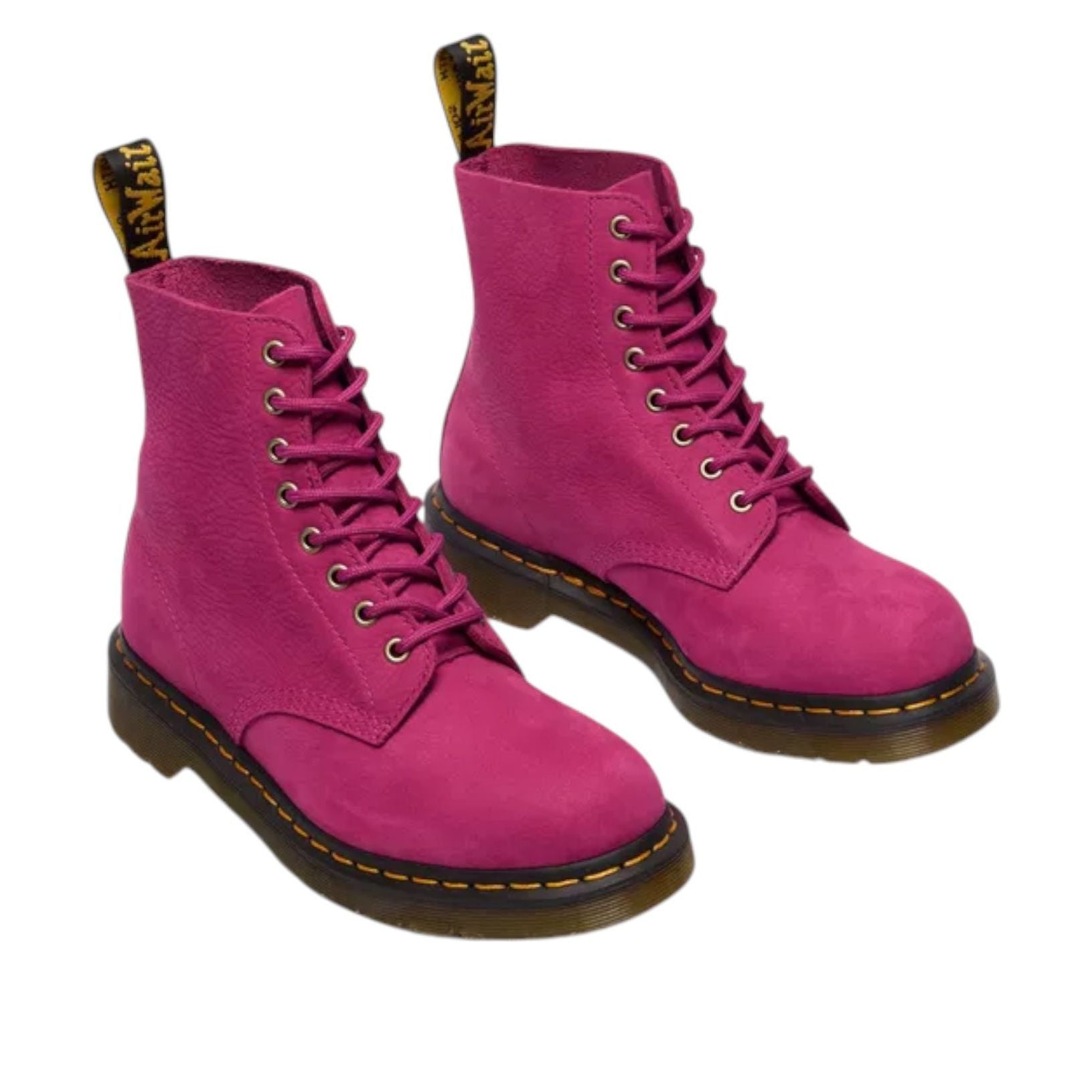 Dr. Martens 1460 Milled Nubuck Lace Up Boots 'Fuchsia Pink' 42596650