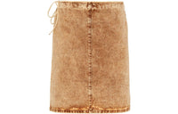 MIU MIU Denim Long Skirts Women's Brown
