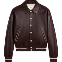 CELINE Teddy Jacket With Shirt Collar In Soft Lambskin