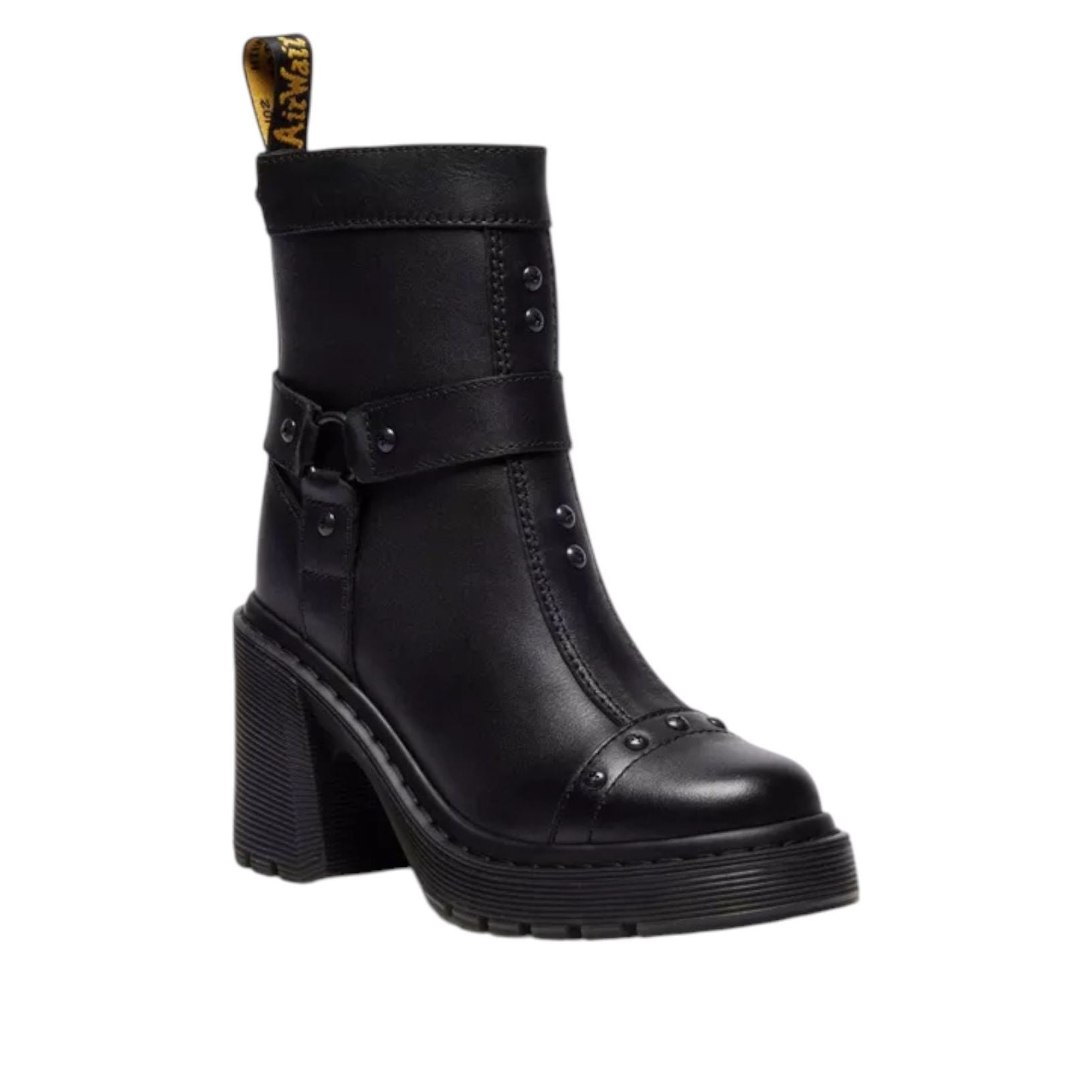 (WMNS) Dr. Martens Spence Harness Sendal Heeled Chelsea Boots 'Black' 42614001