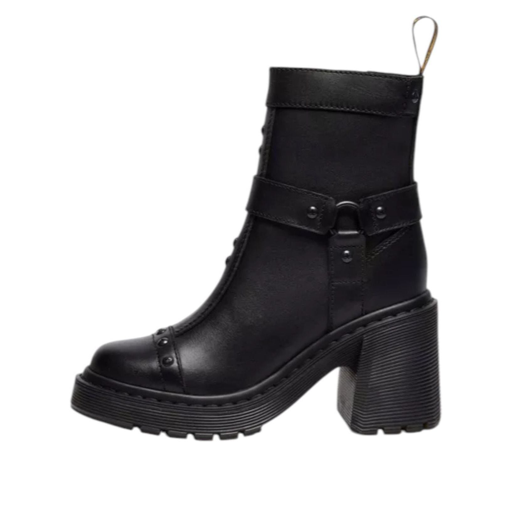 (WMNS) Dr. Martens Spence Harness Sendal Heeled Chelsea Boots 'Black' 42614001