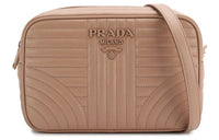 PRADA Cow Leather Small Square Bag, Chain Bag, Shoulder Bag Women's Brown