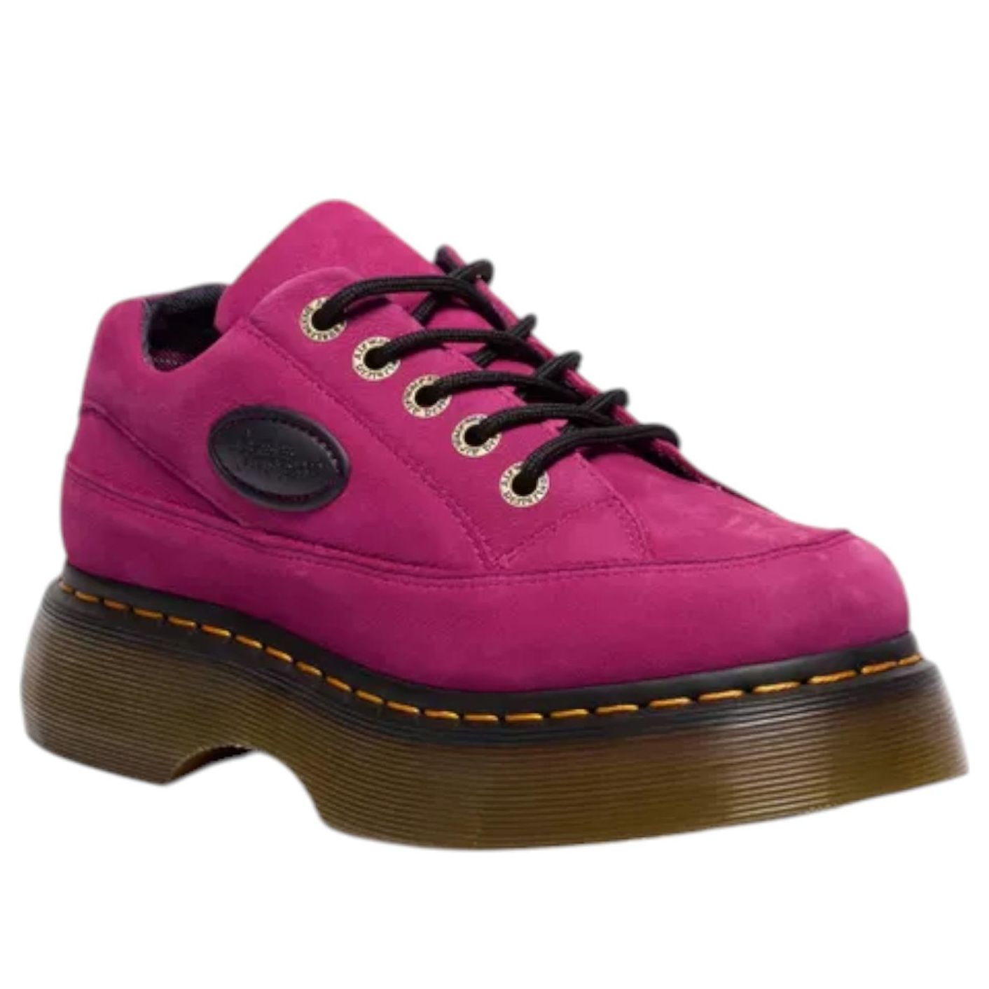 (WMNS) Dr. Martens BUZZ 5-EYE Milled Nubuck 'Fuchsia Pink' 42671650