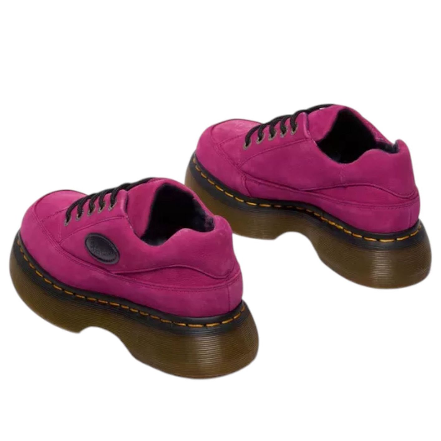 (WMNS) Dr. Martens BUZZ 5-EYE Milled Nubuck 'Fuchsia Pink' 42671650