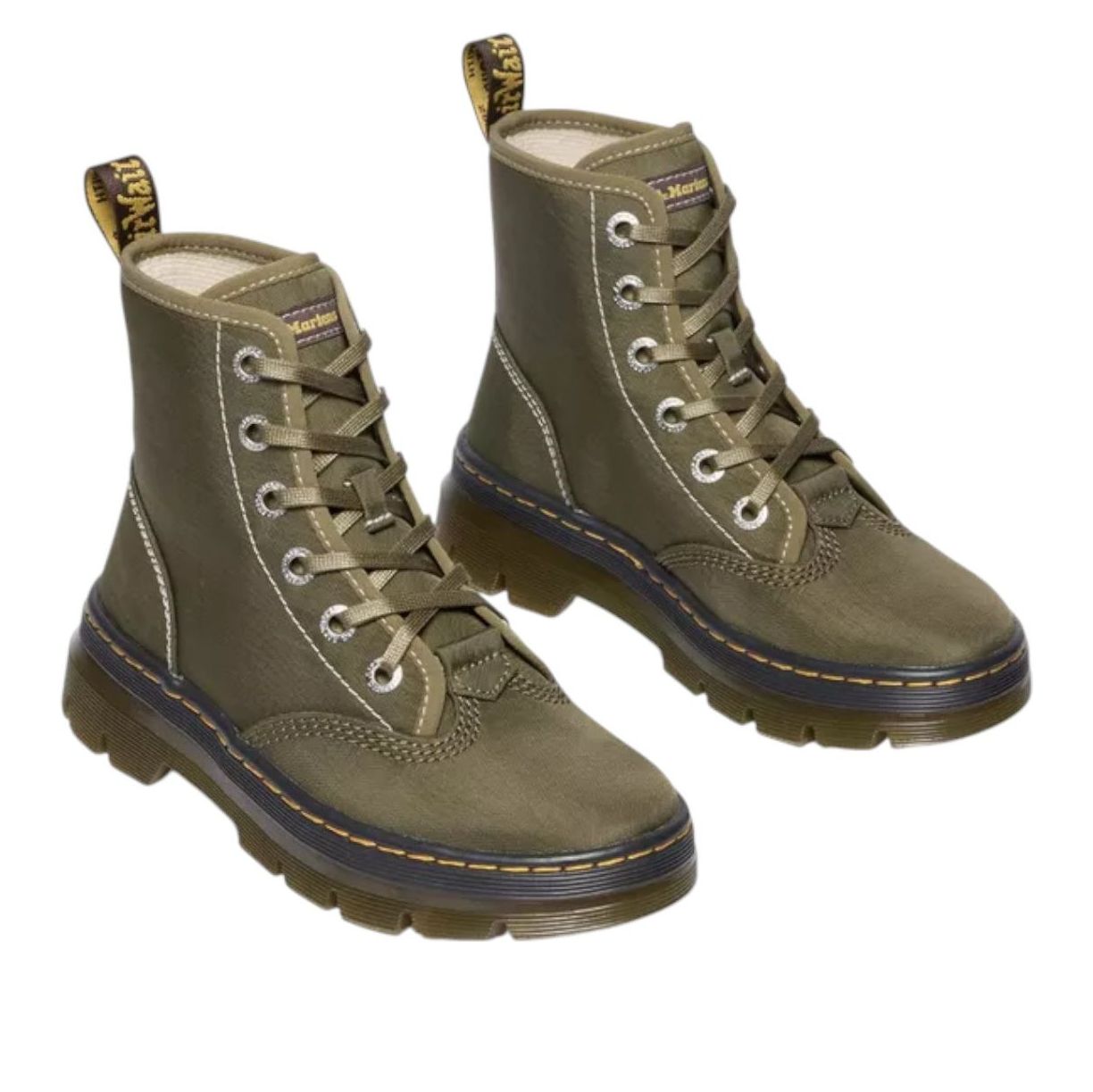 (WMNS) Dr. Martens Charlee Chukka Nylon Utility Boots 'Olive' 42694300