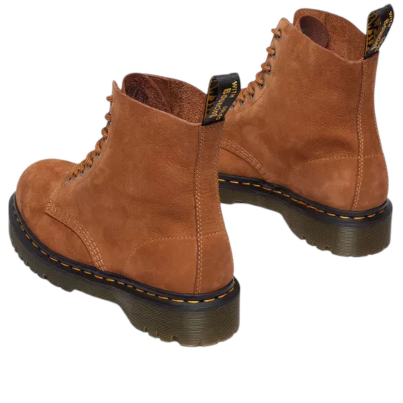 Dr. Martens 1460 Pascal Bex Soft Nubuck Lace Up Boots 'Desert Brown' 42722200
