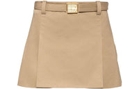 MIU MIU Belted Chino Miniskirt