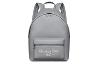 DIOR Cow Leather Backpack Men's Gray