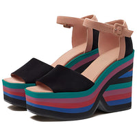 HERMES Early Stylish Sandals Women's Multicolor